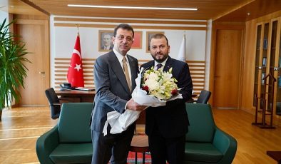 Ekrem İmamoğlu, Arnavutköy Belediye Başkanı Mustafa Candaroğlu’na tebrik ziyaretinde bulundu
