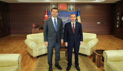 Ekrem İmamoğlu, Sultanbeyli Belediye Başkanı Ali Tombaş’a tebrik ziyaretinde bulundu